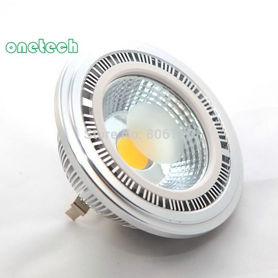 New Arrival 15W COB G53 AR111 led spotlight 15W QR111 LED recessed light led bulb lamp,DC12V/AC85-25V 20pcs/lot Free shipping