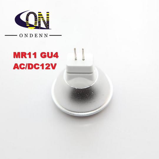 2016 NEW Arrival (10pcs /Lot) Dimmable High Power MR11 GU4 5W LED Spot Light AC/ DC12V