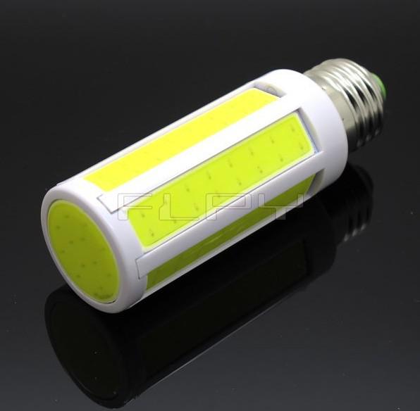 Wholesale -Super Bright 10W COB SMD LED Corn Bulb Light E27/E14 Lamp Cool/Warm White 220V/110V FedEx/DHL Free Ship