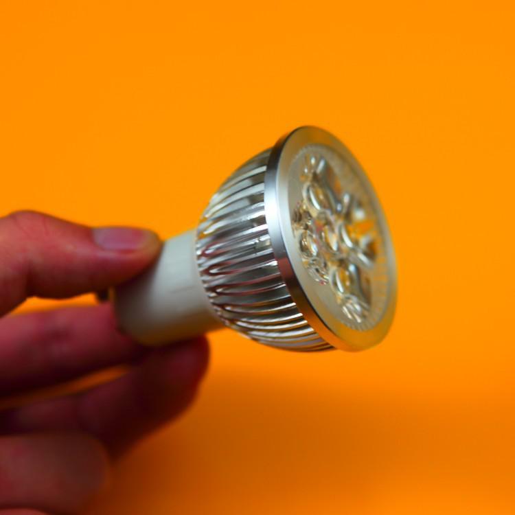 1000LM 12W Dimmable Led Spotlight Bulbs Light GU10 4 Leds Bright Led Lamp Light AC85~265V