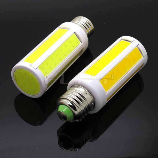 Wholesale - COB Corn Bulb 10W SMD LED Light E27|E14 WW/CW Home Kitchen Lamp High Power 7 Intergrated Chips 220V/110V Free Shipping