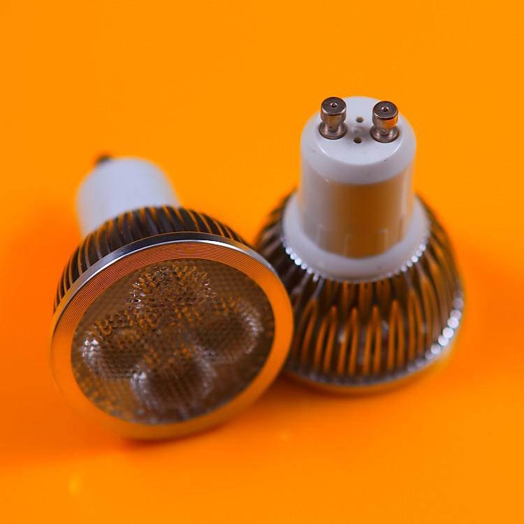 Dimmable 4X3W CREE Led GU10 High Power LED Lamp,warm/cool white led spot lighting AC85-265V