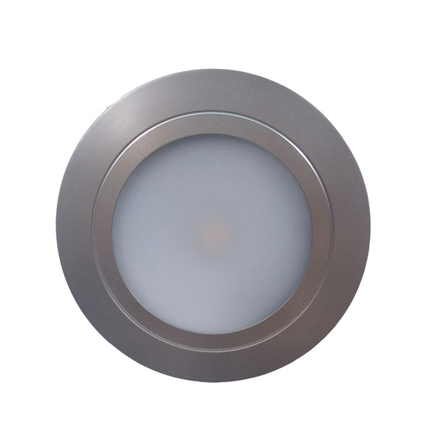 CE/ETL/cETL/SAA listed Aluminium with Plastic Round Shape DC12V LED COB 2.8W Recessed Mounted Cabinet Light for Project