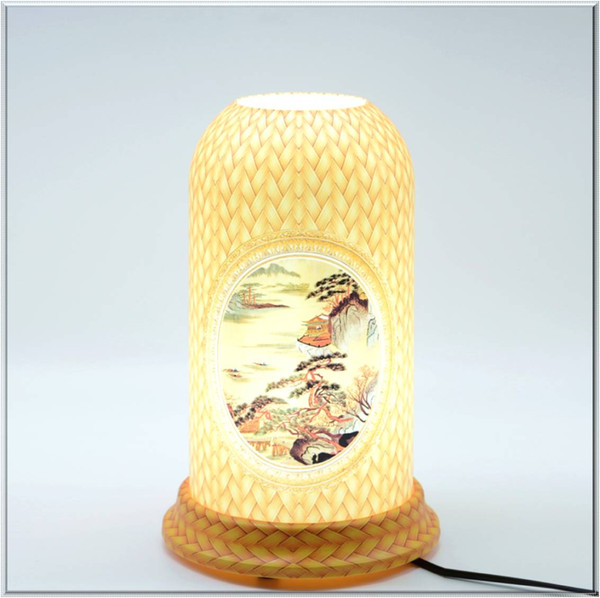 qinyuanPersonalized art table lamp (Adornment picture 0013 series),Support agent delivery