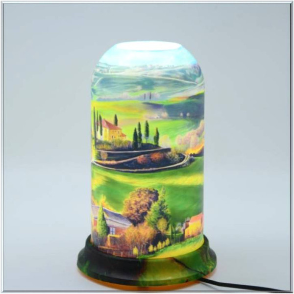 qinyuanPersonalized art table lamp (natural series 007),Support agent delivery