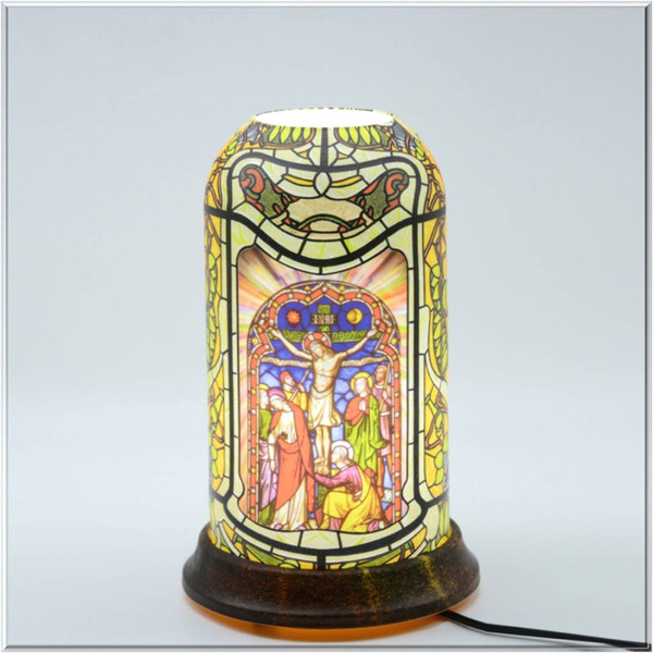 qinyuanPersonalized art table lamp (Christian culture 003 series),Support agent delivery