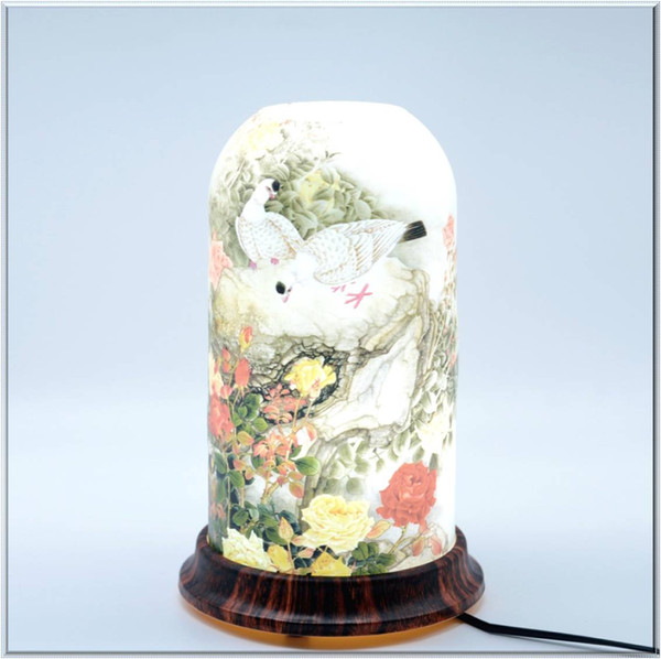 qinyuanPersonalized art table lamp (Adornment picture 0014 series),Support agent delivery