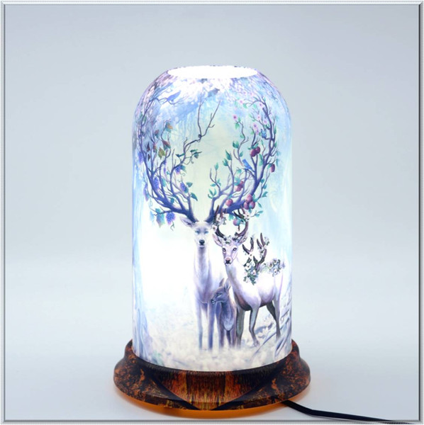 qinyuanPersonalized art table lamp (Adornment picture 0024 series),Support agent delivery