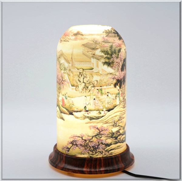 qinyuanPersonalized art table lamp (Adornment picture 007 series),Support agent delivery