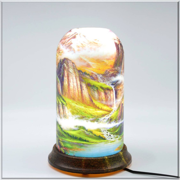 qinyuanPersonalized art table lamp (Adornment picture 0010 series),Support agent delivery