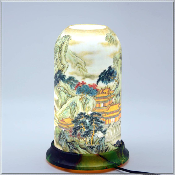 qinyuanPersonalized art table lamp (Adornment picture 006 series),Support agent delivery