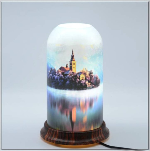 qinyuanPersonalized art table lamp (natural series 0011),Support agent delivery