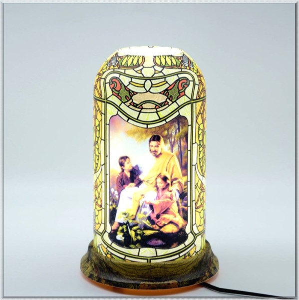 qinyuanPersonalized art table lamp (Christian culture 002 series),Support agent delivery