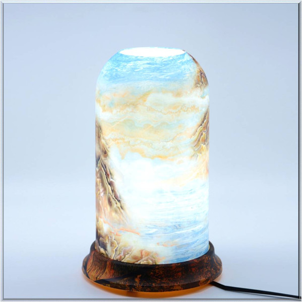 qinyuanPersonalized art table lamp (Marble pattern 003 series),Support agent delivery