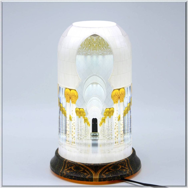 qinyuanPersonalized art table lamp (lslamic culture 005 series),Support agent delivery