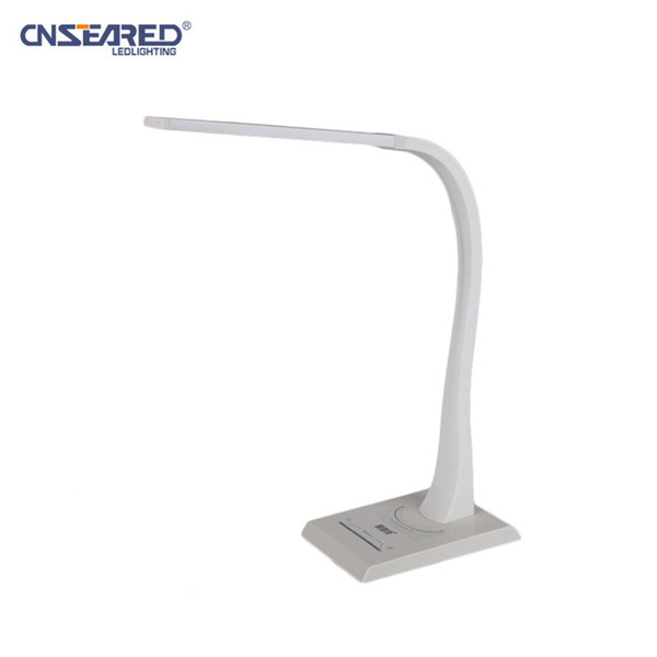 9W USB rechargeable brightness dimmable intelligent memory touch switch LED table desk reading light lamp