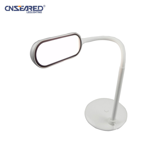 360 degree rotating LED USB rechargeable eyeshield table desk reading lamp light for Study room Office Bedroom