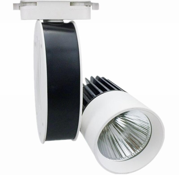 LED track light 30W COB high lumens high quality for store/shopping mall lighting lamp Color optional White/black Shell led Spot light