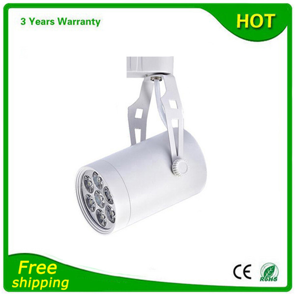 10PCS 12W LED Track Light 7W 18W COB Spotlight Bulb White and Black Body Thick Housing Warranty 3 Years