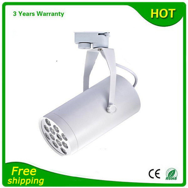 10PCS 12W LED Track Light Dimmable COB Spot Lighting White and Black Body Thick Housing Warranty 3 Years