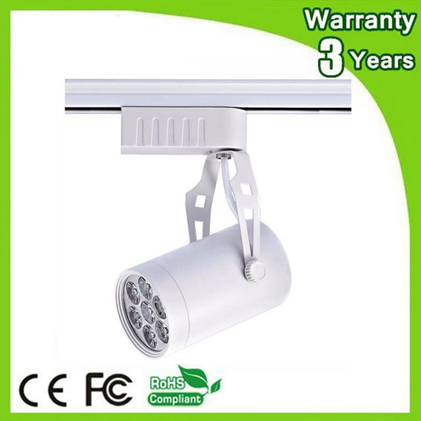 (50PCS/Lot) Epistar Chip 3 Years Warranty CE RoHS Dimmable LED Track Light 7W Spot Bulb Spotlight Rail Lamp