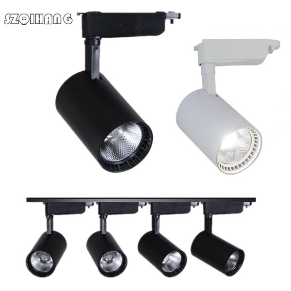 20W 30W Modern LED Track Light Clothing Shop Windows Showrooms Exhibition Spotlight COB LED Ceiling Rail Spot Lamp