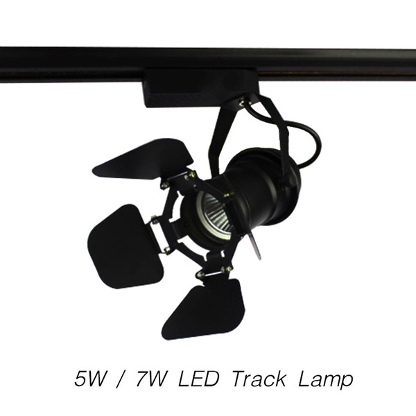 LED Track Light COB AC85-265V 30 Angle 5W / 7W Art Lamp Modern Style Spotlight Lighting Upscale Market Clothing Shop Decoration