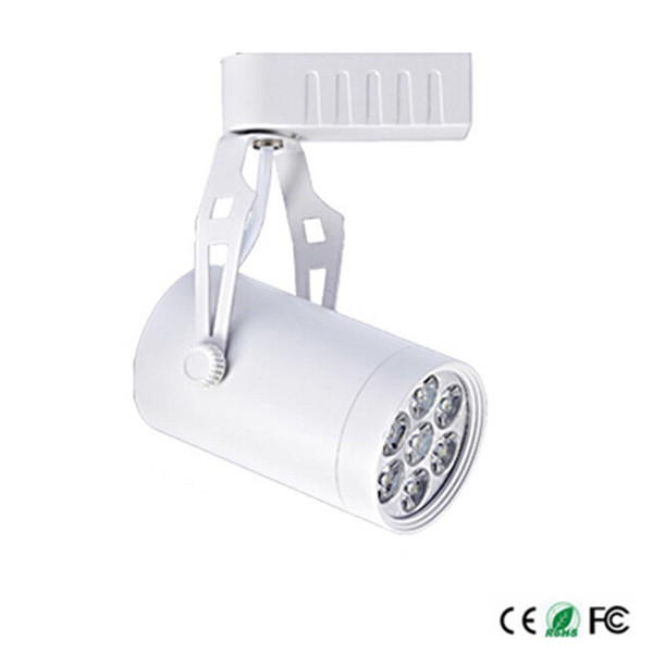 High quality 7W led track light AC110V/220V aluminum white and black led spotlight indoor lighting 1Pcs