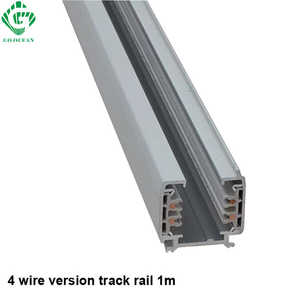 GO OCEAN Track Lighting Track Rail 1m 3 Phase 4 Wire Circuit light raill Global System led track spotlight rail