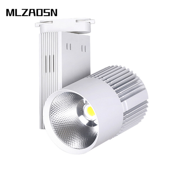 MLZAOSN LED Track Light Lamp With Single Lamp Sportlight COB Clothing Store Restaurant Background LED Wall Ceiling Lanterns