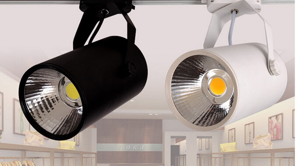 Free shipping 10pcs/lot High Power 20W COB LED track lights replacement 200W halogen bulb light AC85-265V Warm/cool white CE&ROSH