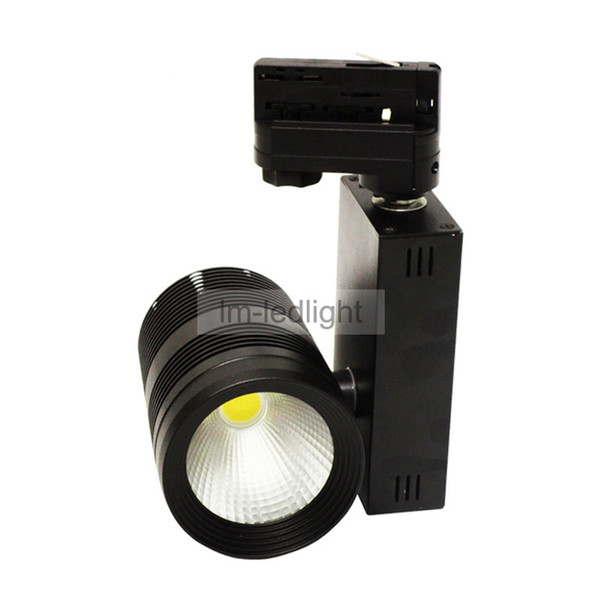 3 circuit LED track light 40W CREE LED shop light warm netural pure white rail lamp