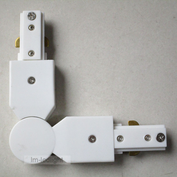 3 wire I shape inner connector in white black L shape rotating connector for 3 wire clothing lighting free ship 10pcs/lot