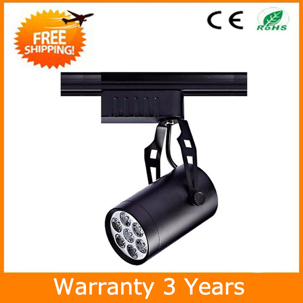 7W LED Track Light Dimmable Spotlight Spot Bulb 15PCS High Bright 100-110LM/W Lifespan 50000H Free Shipping