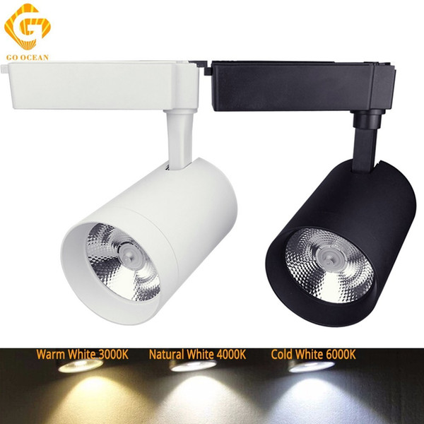 Track Lighting Track Light sets fixture 30W Aluminum Clothing Shop Windows Showrooms Ceiling Rail Spotlights Track Lamp led lamps