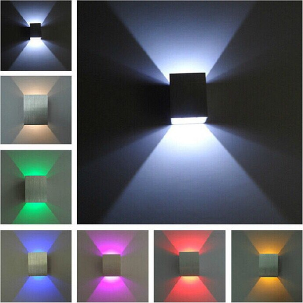 Modern Design Wall Llight LED wall lamp hall Porch Corridor lamp light Warm white Red Blue up-down LED Light