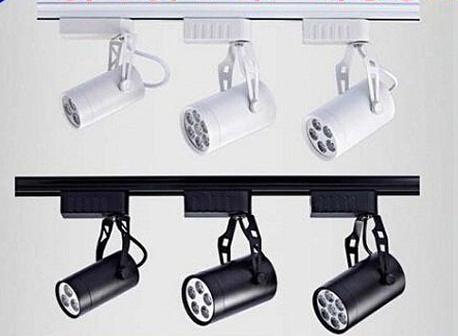 Led Track Lights 30 Angle Black/White Shell 6W 10W 14W 24W 36W Warm/Natural/Cool White Led Ceiling Spot Lights AC 85-265V