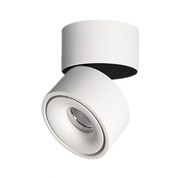 7/10/12w Surface Mounted/rail track COB downlight Black/white Lamp AC220V Spot Light Rotatable Ceiling Lamp LED Spot Lights