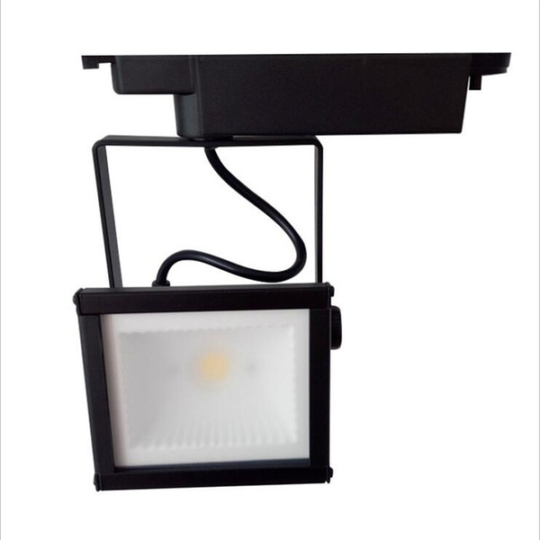 2018 new led track light cob 20w 30w clothing store square track lights led spot lights ac85-265v light for rail 4pcs/lot