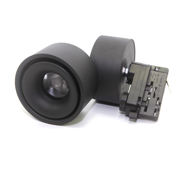 Dimmable 4 wires 3 phase LED Recessed Downlights 20W COB LED Ceiling Lamps Surface Mounted 360 Degree Rotatable for stores Warm white