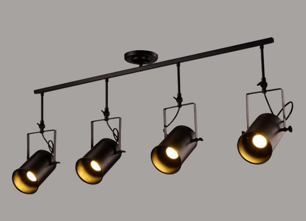 Led Track Light 1/2/3/4 heads 120 Beam angle Led Ceiling Spotlight AC 85-265V led spot lighting