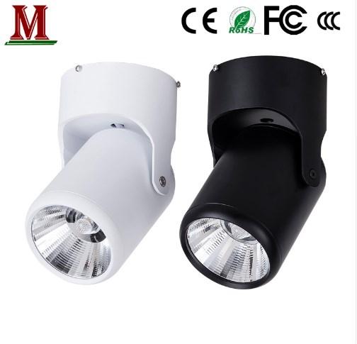 LED Spotlight Surface Mount Downlight Modern Simple Track Light 5w7w10w15w Super Cob Spotlight