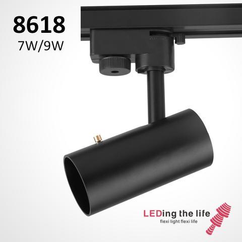 COB LED Track Light Dimmable Focusable Spotlight Ceiling lamp lighting fixture for Clothing Shop Store Catering Musuem lighting