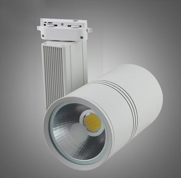 2016 new arrilals Super Bright 20W COB LED Track Light dimmable Clothing Store decoration LED spotlight AC85-265V