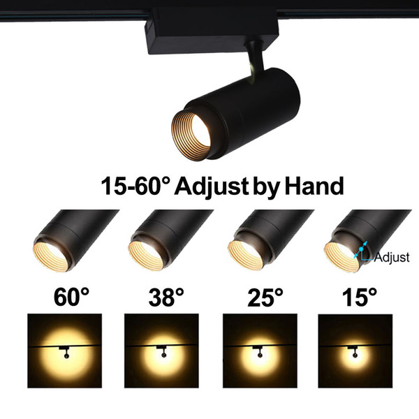 Free shipping Guide Rail lights 30W 10W 20W Rail Spotlight Beam Angle Adjustable Track lamp for Back Ground Lighting