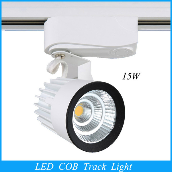 2015 LED lights Wholesale Retail 15W COB Led Track Light,Spot Wall Lamp,Soptlight Tracking led AC85-265V light Free shipping