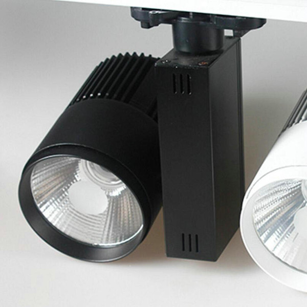 Track Lighting Rail Lamp Spot 40W COB Clothing Shoes Shop Store Track Lights LED Rail Spotlight 2 wire