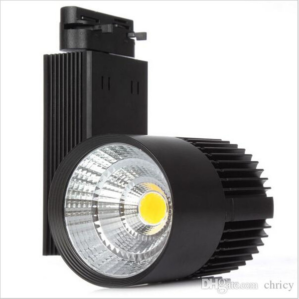 Super bright 30W COB Led Track Light 2016 TrackLight High Power Spotlight for Shop Clothing store track Spot Lighting High Bright