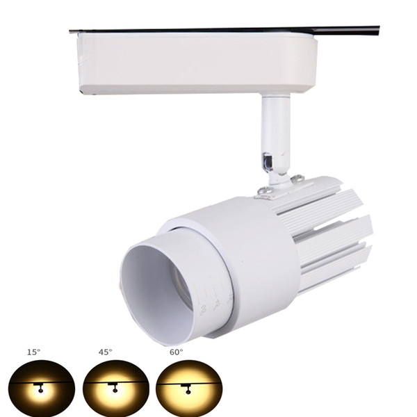 10w 20W Beam Angle Changeable Track Lighting Rail Lamp Spot 30W COB Clothing Shoes Shop Store Track Lights LED Rail Spotlight