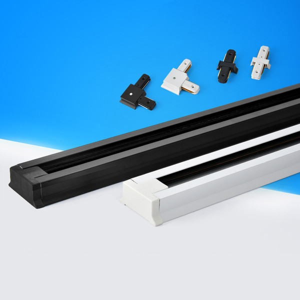 2 pieces / lot Track Strip 0.5M LED Track Lighting Connector Rail Connector Adapter LED Light Accessories